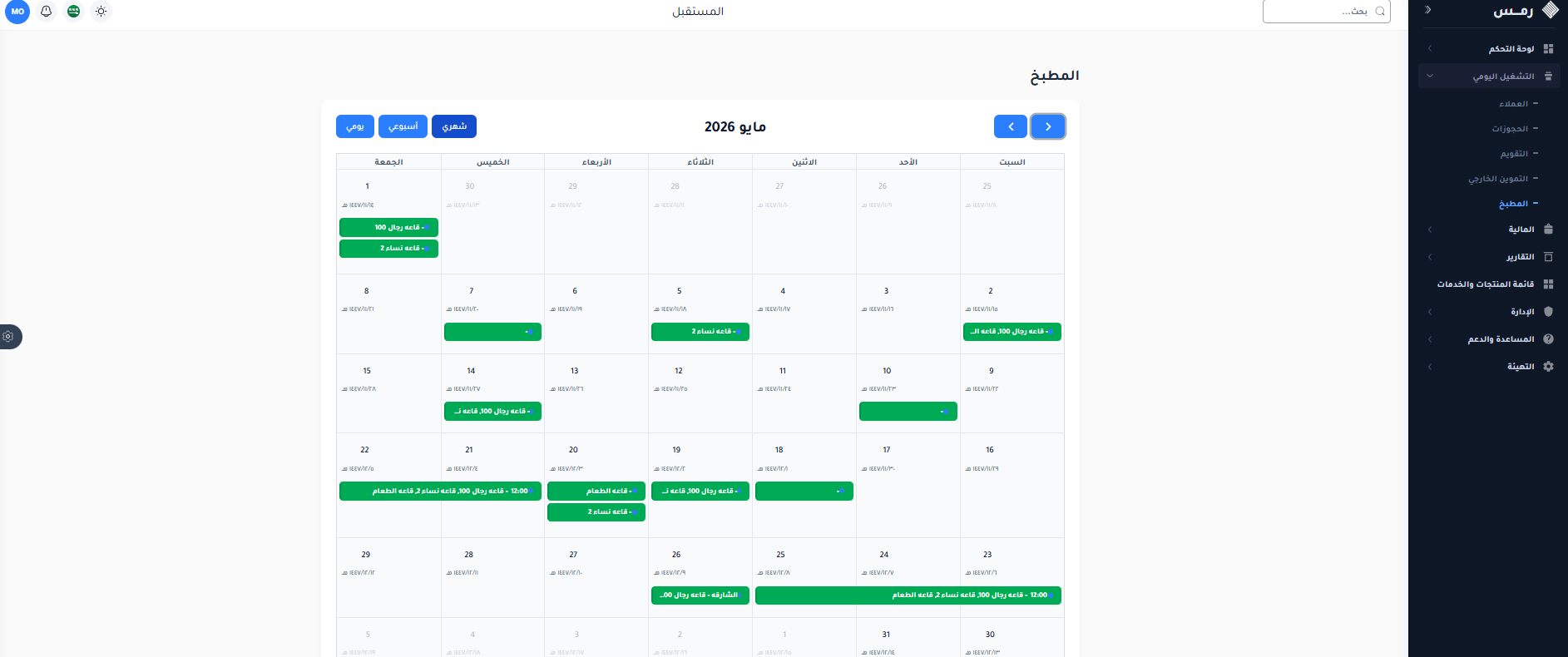 المطبخ والمنتجات